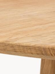 Round Oak Wood Dining Table Yumi, Ø 115 cm - thumbnail 5