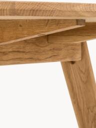 Round Oak Wood Dining Table Yumi, Ø 115 cm - thumbnail 7