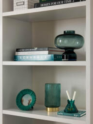 Glass Vase Lene with Metal Base, H 20 cm - thumbnail 4
