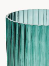 Glass Vase Lene with Metal Base, H 20 cm - thumbnail 3