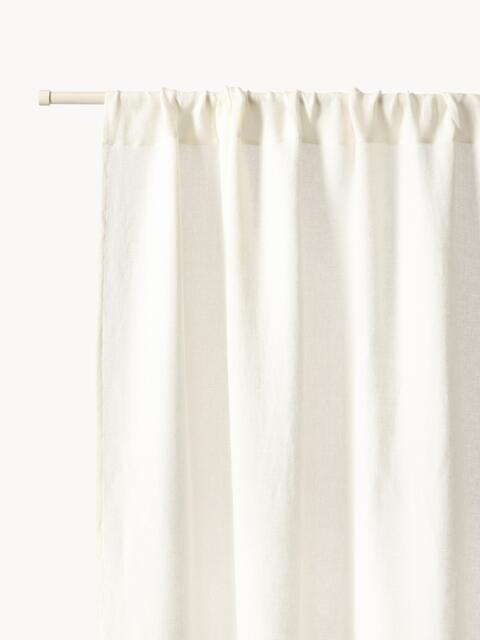 Light-Filtering Rod Pocket Curtains Harmony, Set of 2, W 140 cm - image 1