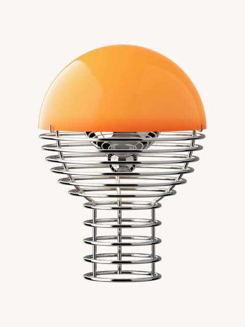 Small Dimmable Portable LED Table Lamp Wire, Design Verner Panton - image 1