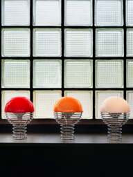 Small Dimmable Portable LED Table Lamp Wire, Design Verner Panton - thumbnail 3