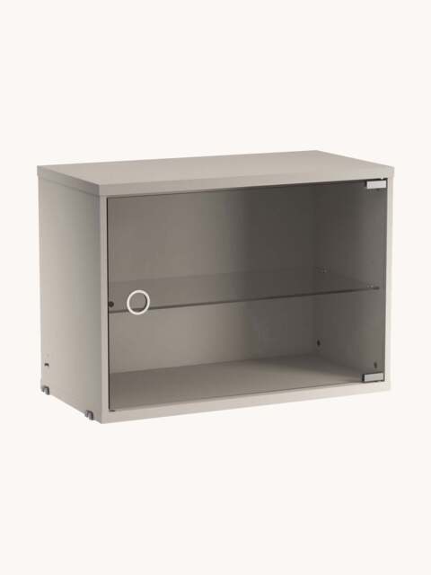 Display Cabinet String System with Swing Glass Door, W 58 x D 30 cm - image 1