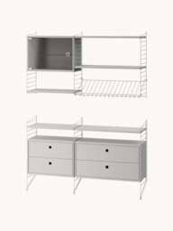 Display Cabinet String System with Swing Glass Door, W 58 x D 30 cm - thumbnail 3