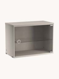 Display Cabinet String System with Swing Glass Door, W 58 x D 30 cm
