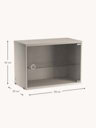 Display Cabinet String System with Swing Glass Door, W 58 x D 30 cm - thumbnail 4