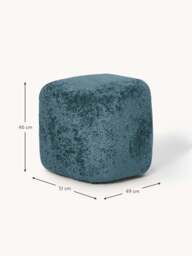High Teddy Bouclé Ottoman Wolke - thumbnail 7