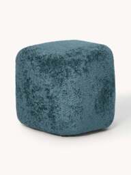 High Teddy Bouclé Ottoman Wolke