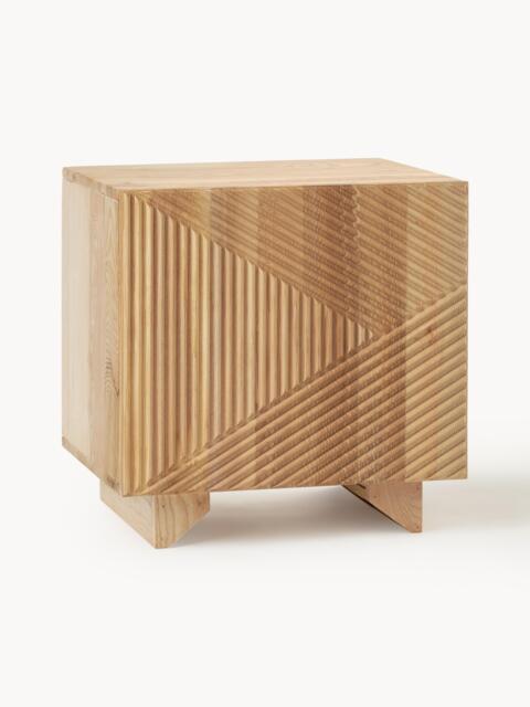 Ash Wood Bedside Table Louis - image 1