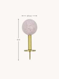 Handmade Metal Wall Hooks Ball, Set of 2 - thumbnail 5