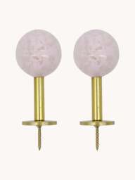 Handmade Metal Wall Hooks Ball, Set of 2 - thumbnail 3