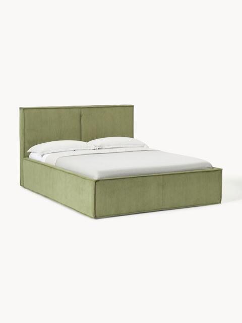 Upholstered Corduroy Bed Dream