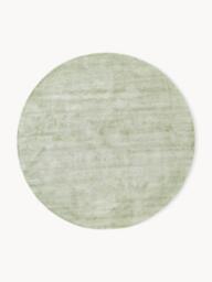 Round Hand-Woven Viscose Rug Jane