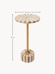 Handmade Round Side Table Domero - thumbnail 7