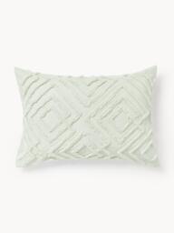 Cotton Percale Pillowcase Phil with Tufted Design - thumbnail 3