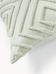 Cotton Percale Pillowcase Phil with Tufted Design - thumbnail 8