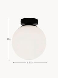 Small Opal Glass Ceiling Lamp Lido - thumbnail 4