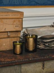 Handmade Scented Three-Wick Candle Cyrnos (Black Fig, Cedarwood, Lavender, Pine) - thumbnail 2