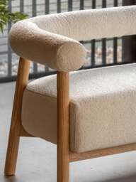 Bouclé Sofa Acera (2-seater) - thumbnail 3