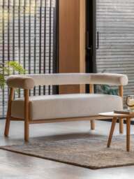 Bouclé Sofa Acera (2-seater) - thumbnail 2