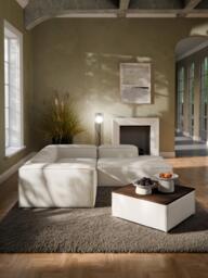 Corduroy Ottoman Lennon with Storage - thumbnail 2