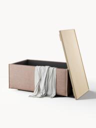 Linen Blend Ottoman Lennon with Storage - thumbnail 7