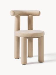 Upholstered Velvet Chair Calan - thumbnail 1