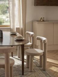 Upholstered Velvet Chair Calan - thumbnail 2
