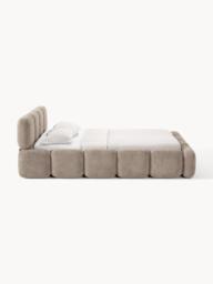 Upholstered Teddy Bouclé Bed Tayla - thumbnail 4