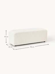 XL Ottoman Melva, W 116 x D 42 cm - thumbnail 7