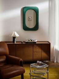 Wall Mirror Zola with Velvet Frame - thumbnail 6
