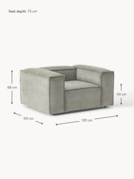 Corduroy Armchair Lennon - thumbnail 9