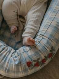 Portable Cotton Baby Nest Sky Blue - thumbnail 3