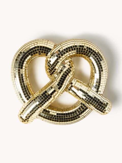 Glittering Decorative Object Disco Pretzel - image 1