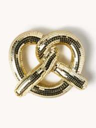 Glittering Decorative Object Disco Pretzel - thumbnail 1