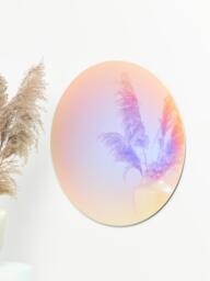 Iridescent Design Wall Mirror Ruby - thumbnail 2