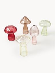 Glass Vases Mushroom, Set of 5 - thumbnail 1