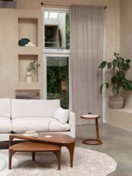Travertine Side Table Doppio - thumbnail 3