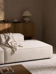 XL Linen Blend Modular Chaise Lennon - thumbnail 9
