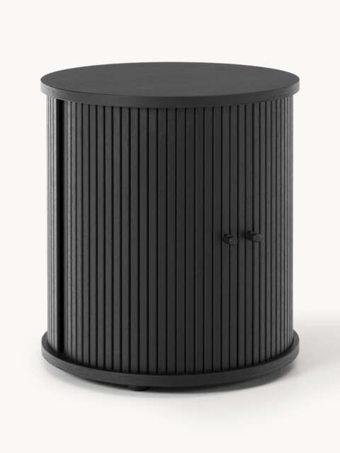 Bedside Table Calary with Fluted Front - image 1