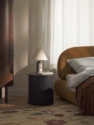 Bedside Table Calary with Fluted Front - thumbnail 8