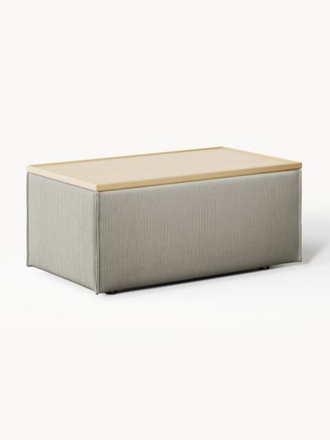 Corduroy Ottoman Lennon with Storage - image 1