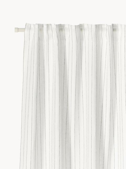 Sheer Multi-Band Curtains Birch, Set of 2, W 130 cm