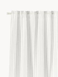 Sheer Curtains Birch with Hidden Tab Top, Set of 2, W 130 cm