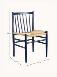 Handwoven Beech Wood Dining Chair J80 - thumbnail 7
