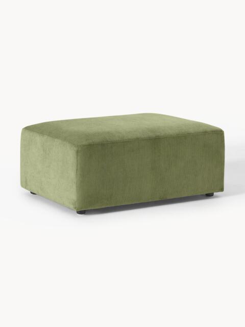 Corduroy Ottoman Melva, W 99 x D 72 cm - image 1