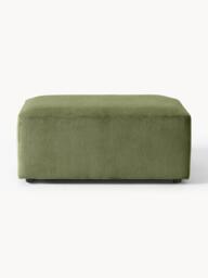 Corduroy Ottoman Melva, W 99 x D 72 cm - thumbnail 3