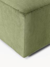 Corduroy Ottoman Melva, W 99 x D 72 cm - thumbnail 6