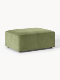 Corduroy Ottoman Melva, W 99 x D 72 cm